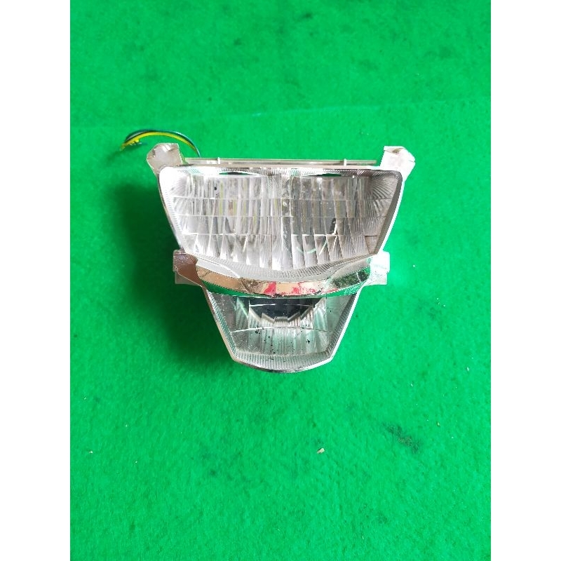 Crome krum reflektor lampu depan Set PCB yamaha Mio S 125