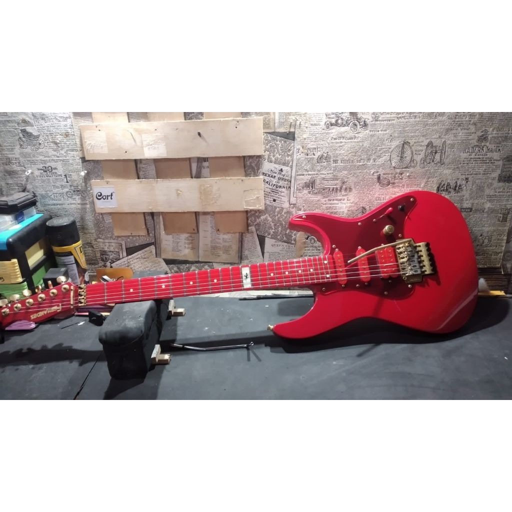 GUITAR ELECTRIC GITAR LISTRIK FERNANDES LA 85KK  SIGNATURE KE L'ARC EN CIEL