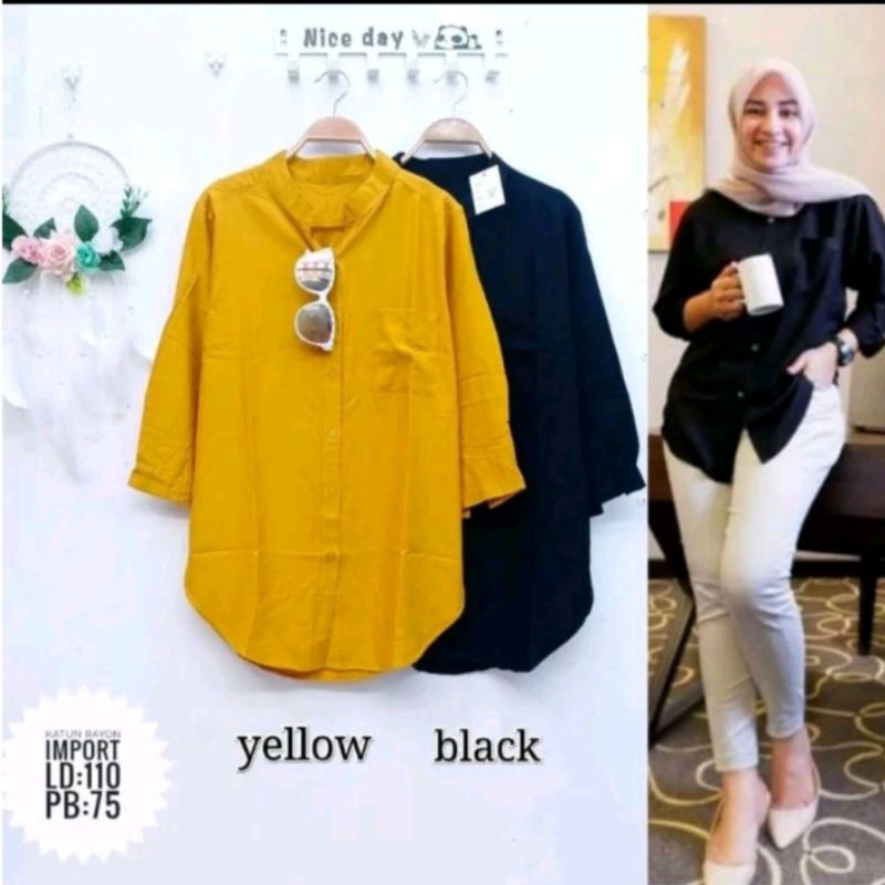 KEMEJA POLOS RAYON TWIL/ KEMEJA RAYON IMPORT/ KEMEJA CASUAL