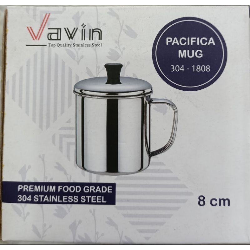 Cangkir Stainless Steel 304 8 cm