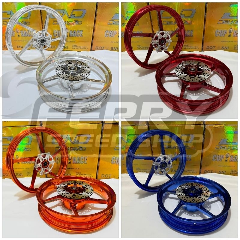 Velg Racing Delkevic M-OZ Ninja 150 RR & KRR / Pelek Racing Delkevic  Ninja RR & KRR 215/300-17
