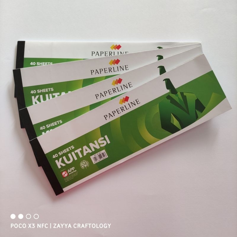 

Buku Kuitansi 40 Lembar Paperline Kwitansi 40 Sheets Tanggung