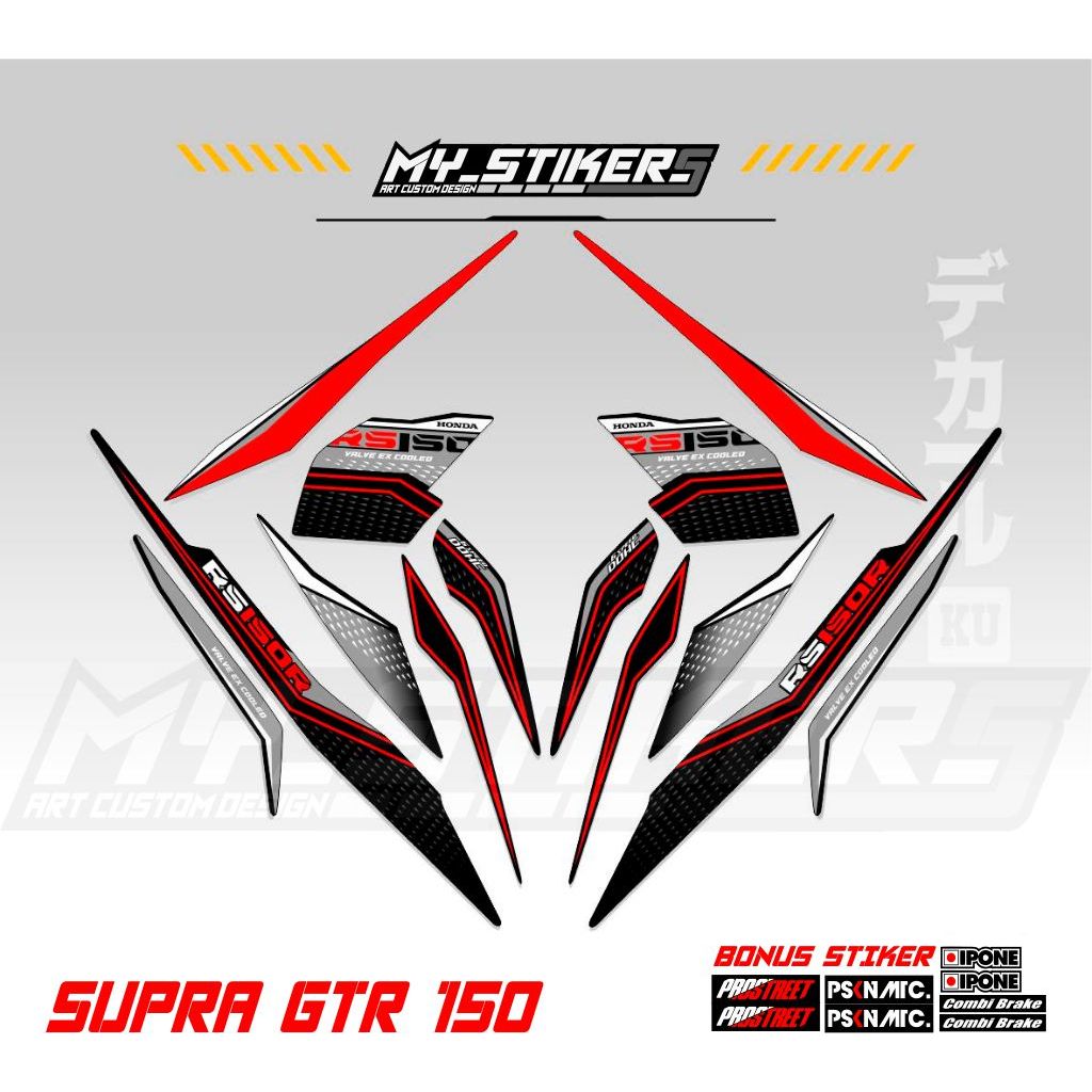 Striping SUPRA GTR 150 MALAYSIA/HONDA WINNER150 MALAYSIA-VIATNAM-THAILAD/HONDA GTR 150