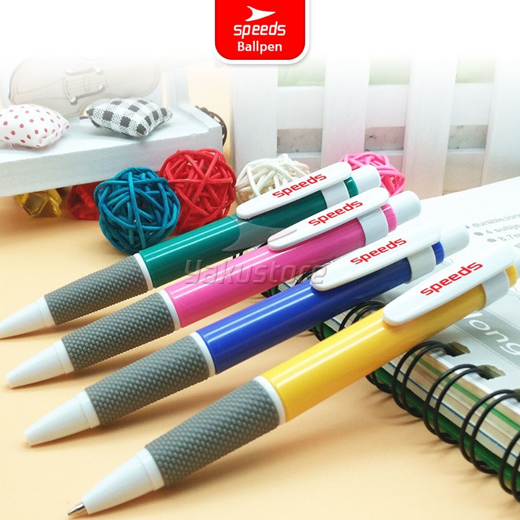 

SPEEDS Bolpoin Pen Pulpen Tulis Bolpen Ballpen Pena BallPoint Alat Tulis Menulis Kantor Belajar