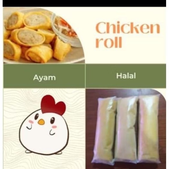 

PO Chicken Roll Frozen Food Halal