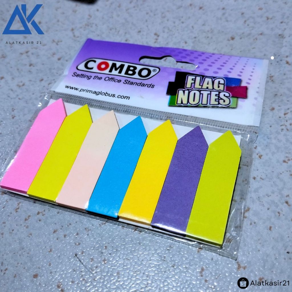

Sticky Notes Combo Flag SNT 584 7 warna (1.8 x 0.5”)