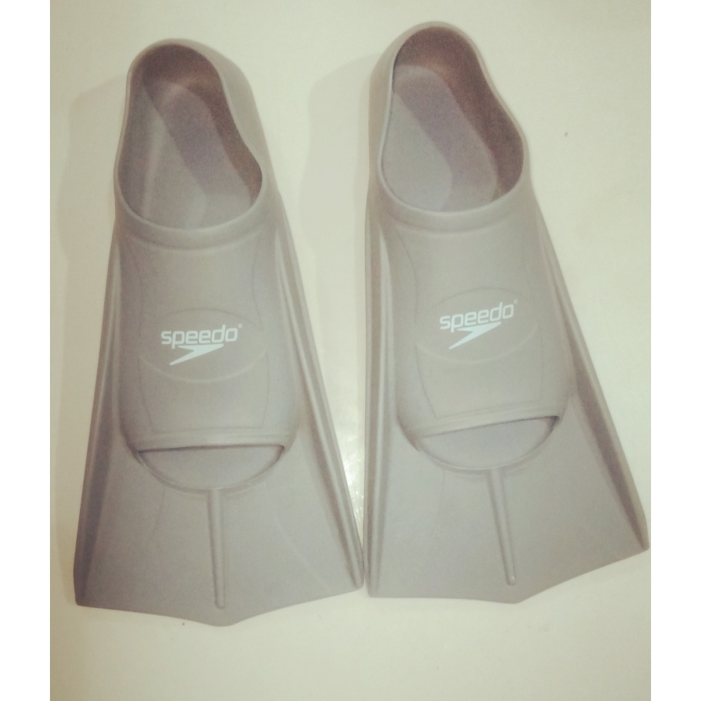 Speedo Swimming Fin / Training Fin / Kaki Katak Peralatan Renang Grey