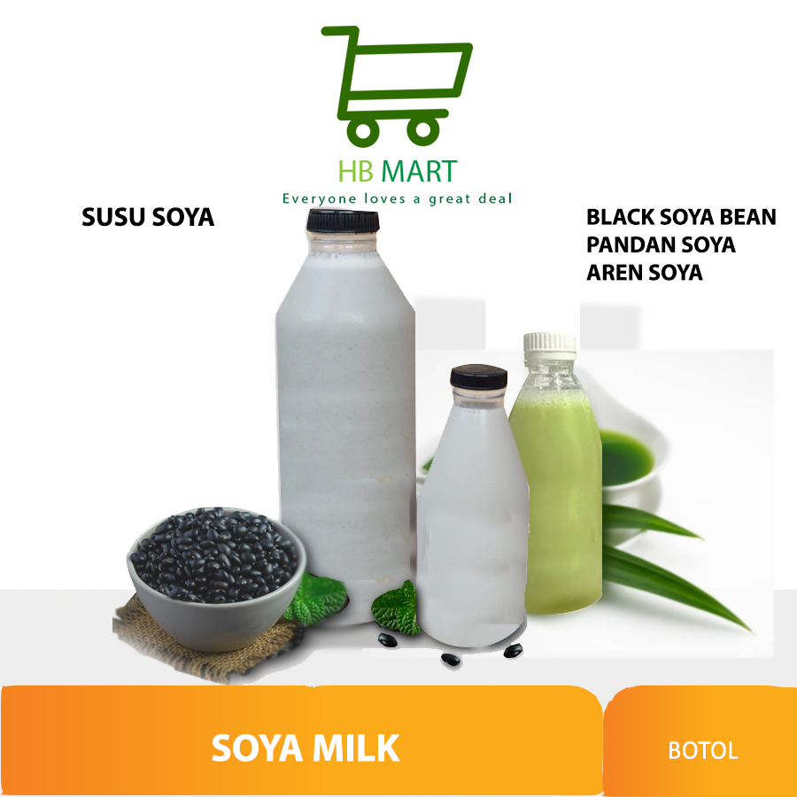 

[PRE-ORDER]-FRESH HOMEMADE SUSU SOYA KEDELAI HITAM / PANDAN / AREN / SOYA MILK SUSU KEDELAI SOY MILK MURNI SEGAR ALAMI MINUMAN BACA DESKRIPSI SEBELUM MEMBELI