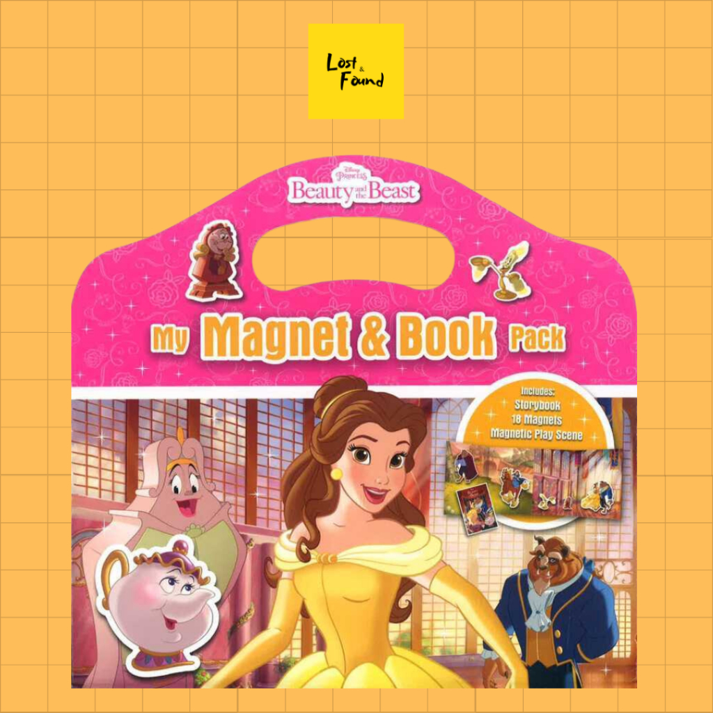 

Book Disney Princess Beauty and The Beast My Magnet and Book Pack Include Storybook and 16 Magnets