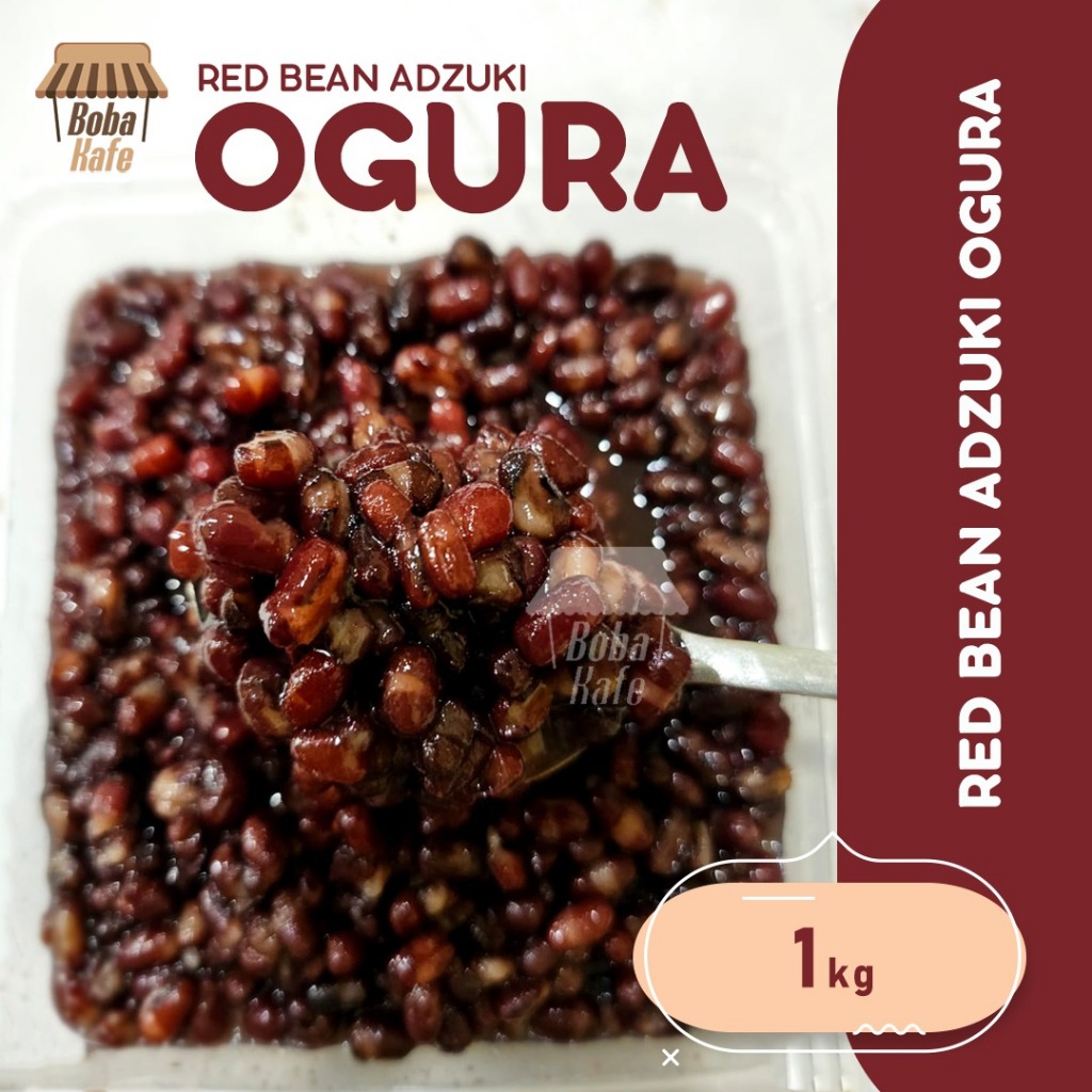 

RED BEAN ADZUKI OGURA / KACANG MERAH ADZUKI OGURA SIAP SAJI @1KG