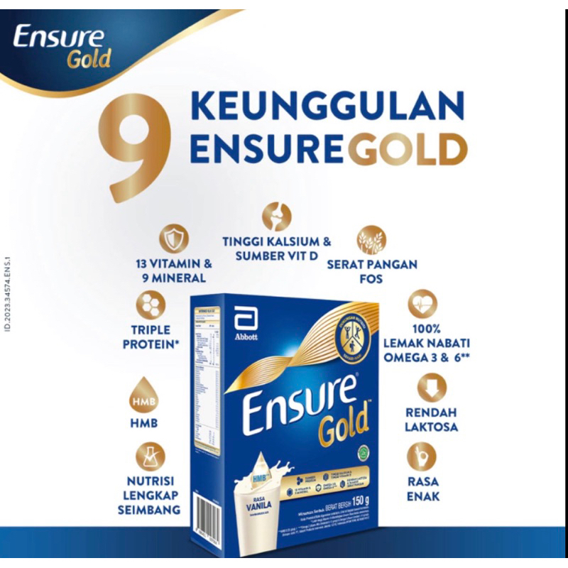 

Ensure Gold Vanila 150gr