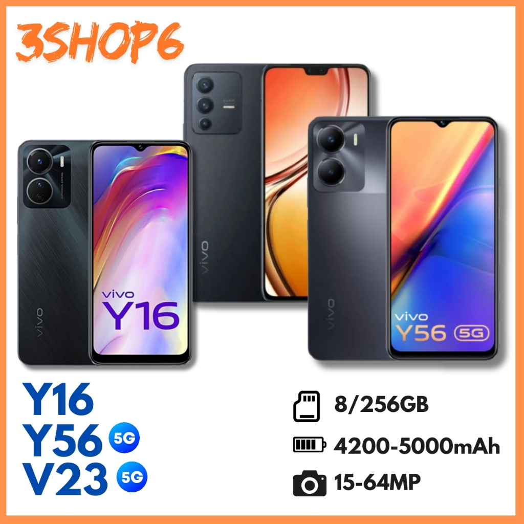 【HP BARU】Y16 / Y56 5G / V23 5G RAM 8 internal 256GB ORI Android Baterai 5000mAh Garansi 1 Tahun