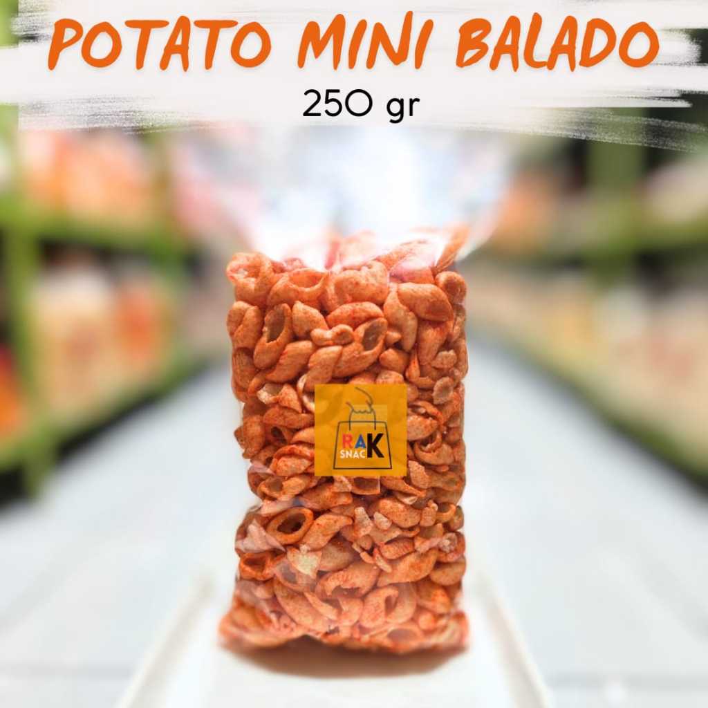 

Potato Mini Balado & Potato Mini Keju 250gr | Snack Murah Kemasan Ekonomis