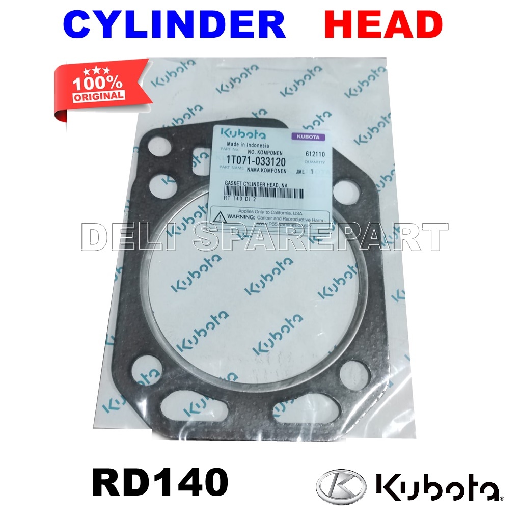 RD140 DI Paking Gasket Cylinder Head Kubota RD-140 RD 140 DI Original