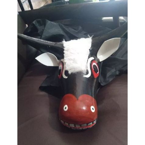 ☑️READY Barongan Bantengan Kropyok / Bantengan Barongan FREE Kemul Panjang Bantengan ASLI