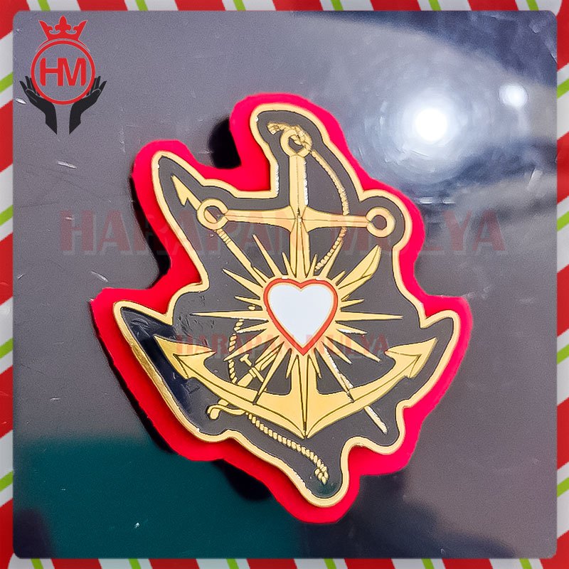 Lencana PSHT Terate - Pin Bros Persaudaraan Setia Hati Terate Logam - Harapan Mulya