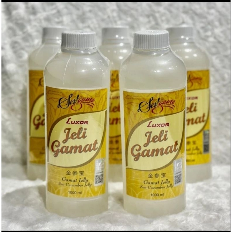 Luxor Jeli Gamat 1000 ML Gamat Jelly Teripang Multi Khasiat Original 100% Expired 2026