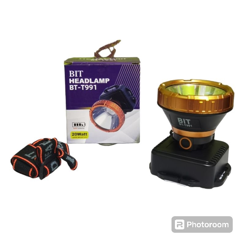 senter Kepala BIT 20W  BIT-T991 3xAA Batrei Original 100%