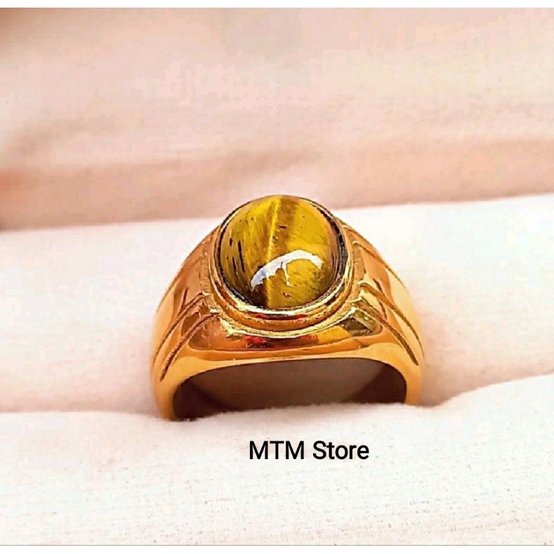 Cincin Batu Tiger Eye