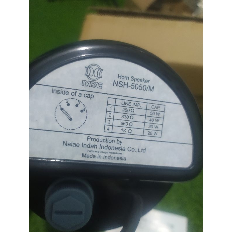 MESIN NSH-5050M SAJA Sudah ada trafo metching / TANPA CORONG BISA UNTUK MODIFIKASI CORONG TOA LAMA S