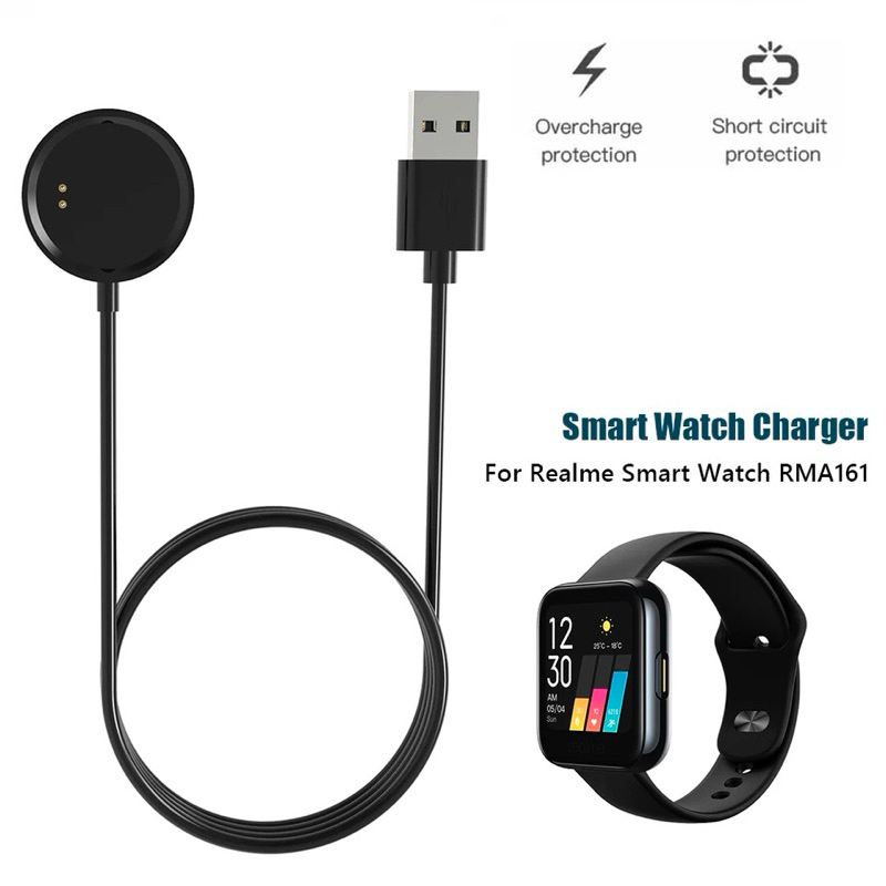 Charger Jam Realme Watch RMA 161 Magnetic USB Kabel Charger Premium Realme SmartWatch