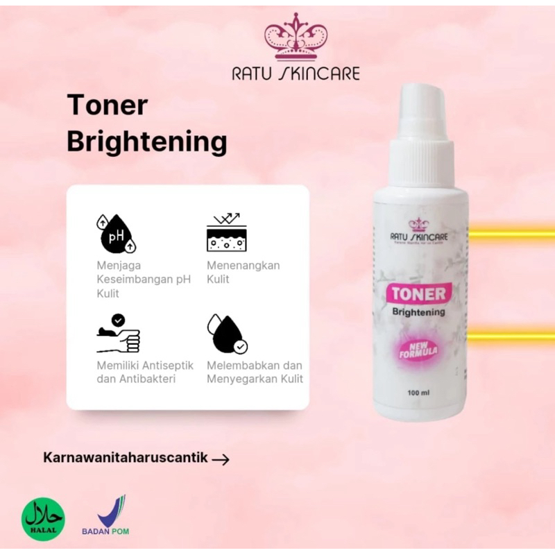 Ratu Skincare "Toner Spray" untuk kulit normal