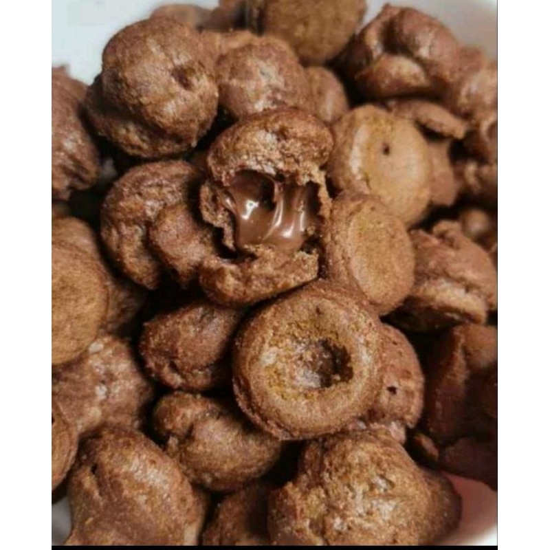 

Soes Kering Double Coklat