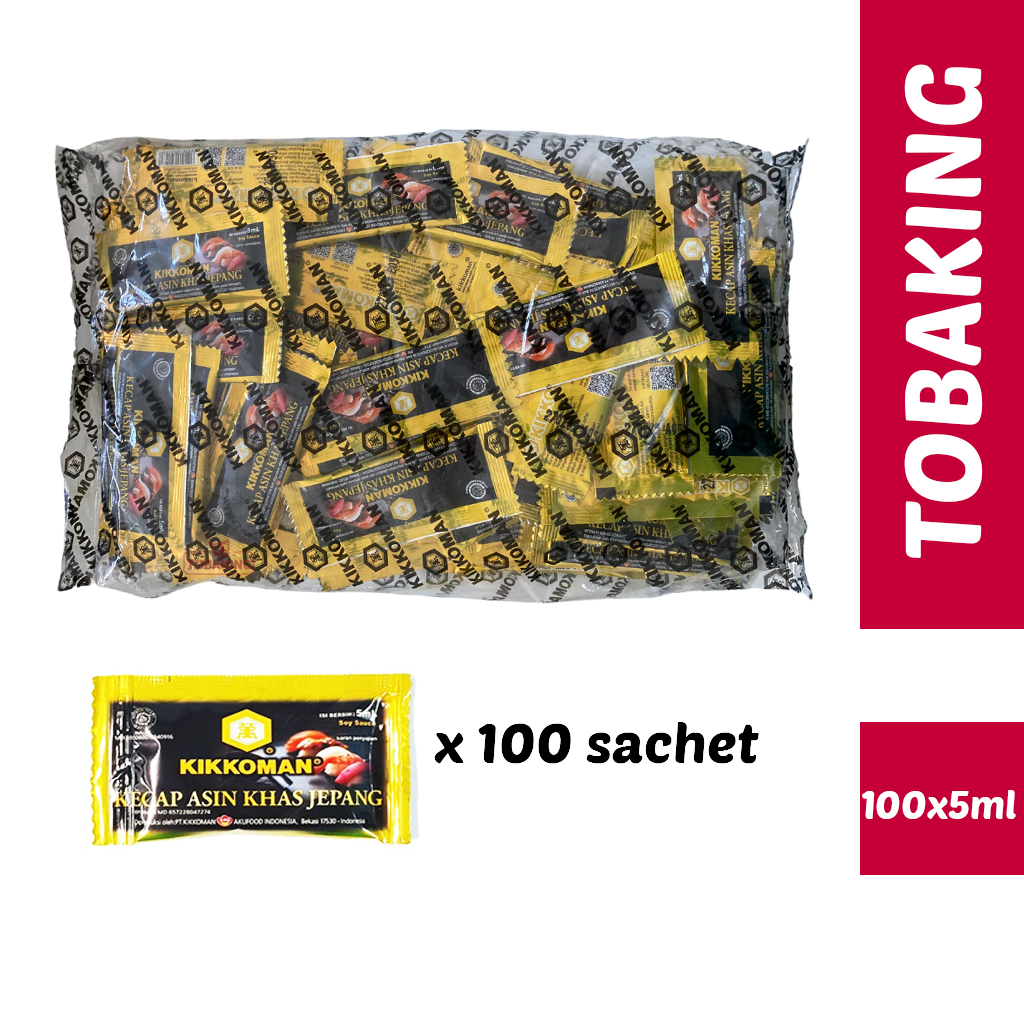

Kikkoman Soy Sauce Sachet Kecap Asin Sachet 5ml x 100biji