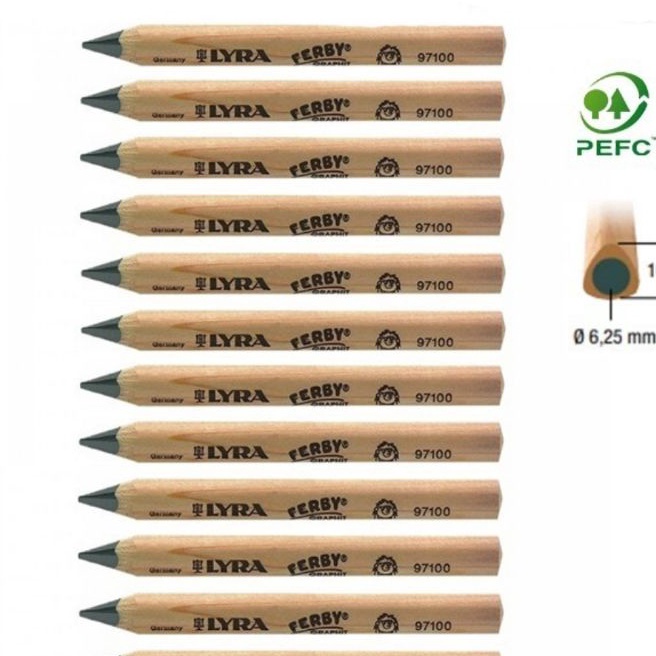 

Super Pensil Tulis Super Ferby Graphite 1 mm Tangan Kidal Lyra Pencil