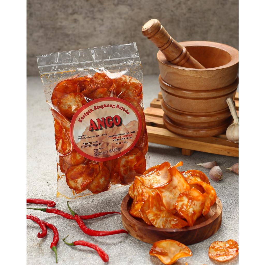 

Keripik Singkong Balado ANGO Asli Lampung Pedas