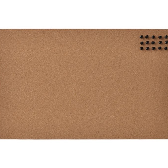 

Terbaik Papan Tusuk Memo Cork Board with pins Jarum 52X33Cm pemasangan Vertikal Atau Horizontal papan mading pengumuman