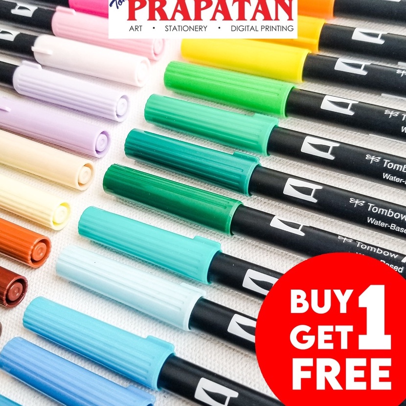 

Boom Tombow Dual Brush Pen ABT WaterBased BUY 1 GET 1 Spidol Warna PART 1