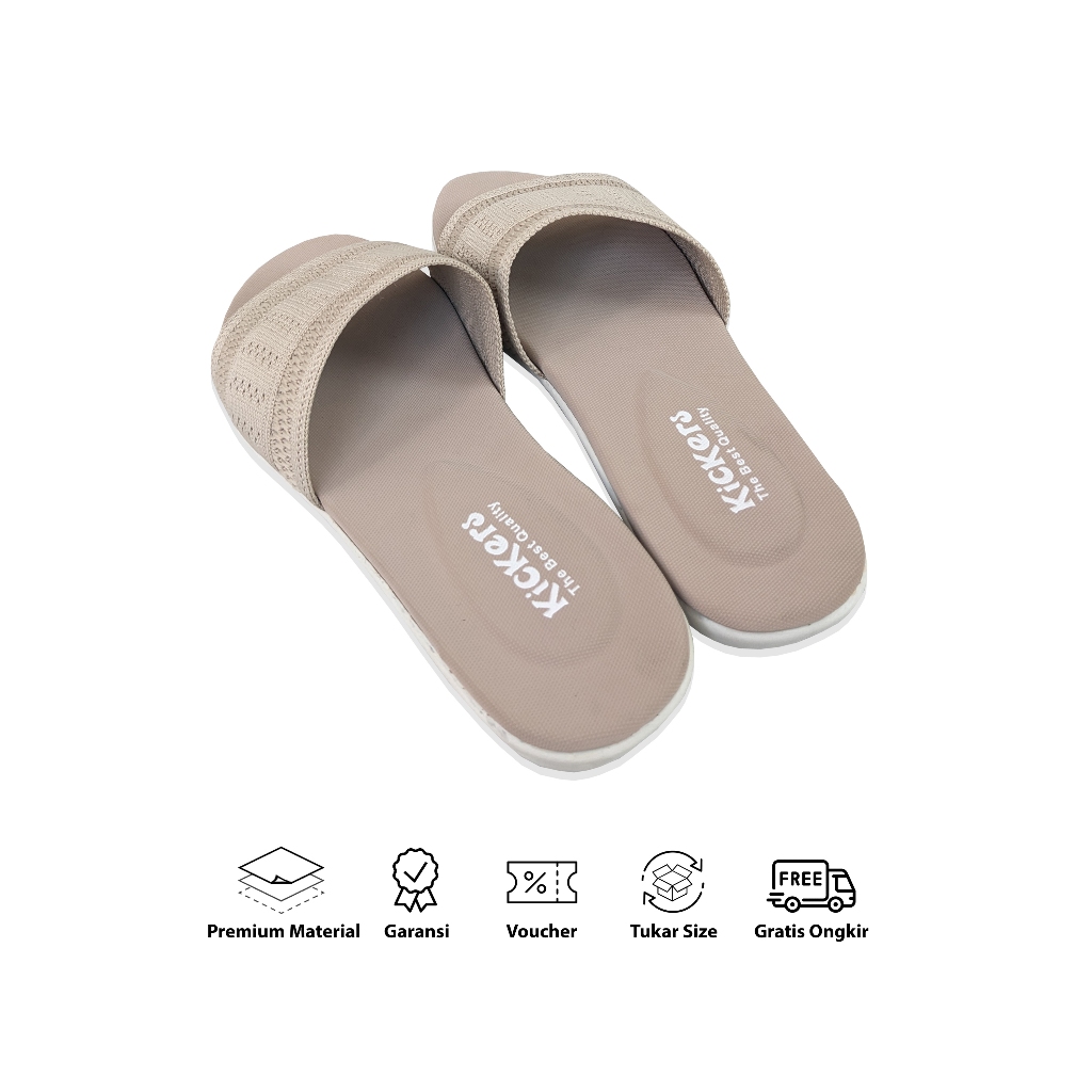 Sandal Slop Rajut Cewek Kickers Terbaru / Sandal Rajut Wanita Berkualitas / Sandal Wanita Termurah