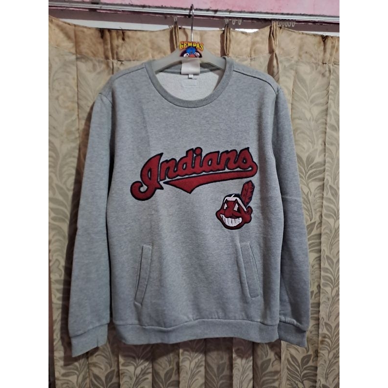 crewneck INDIANS MLB