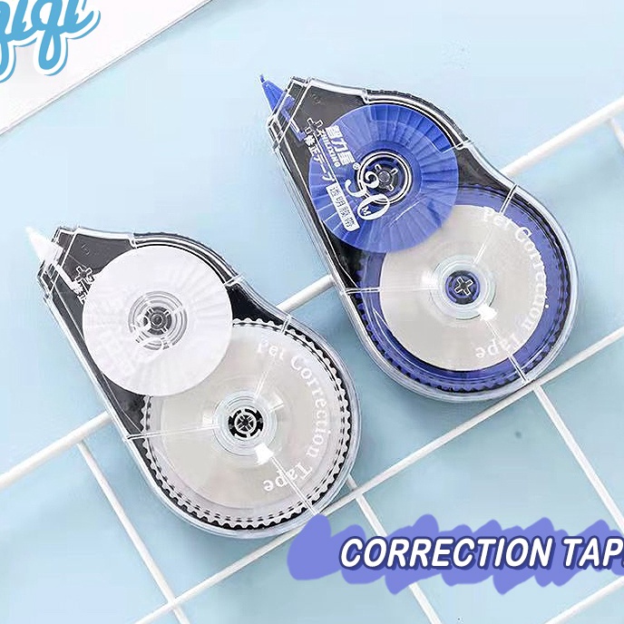 

berkualitas Correction Tape 6mCOD TIPE X ROLL 6mSiswa modifikasi pita koreksi Qiqi Treasure