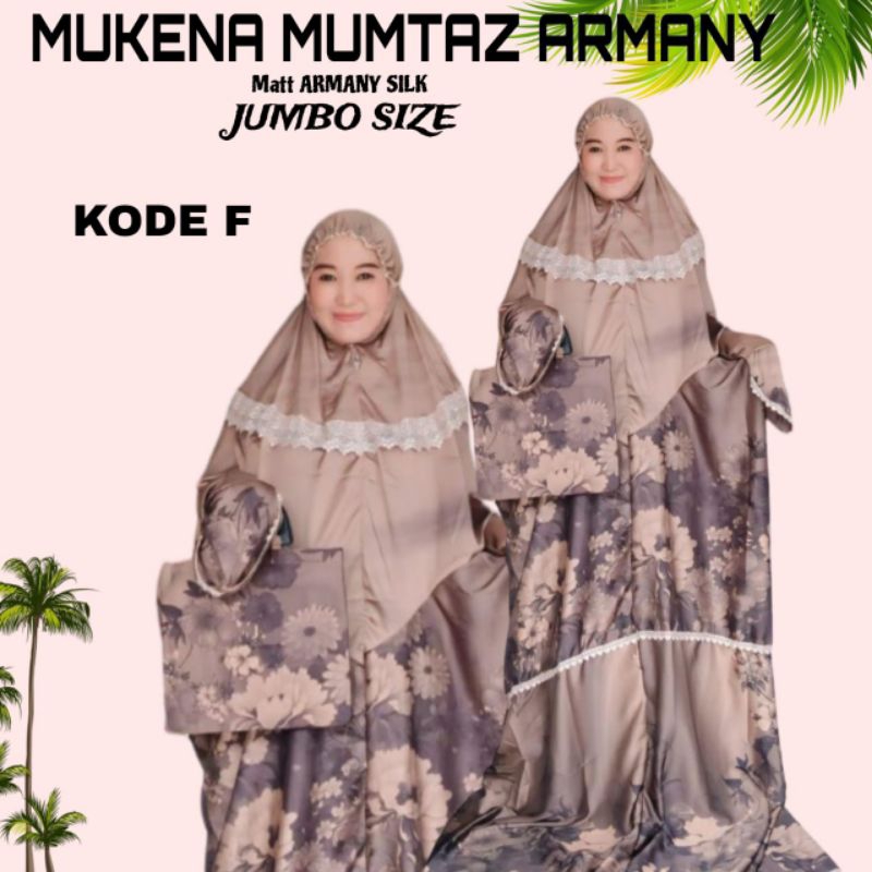 Mukena Mumtaz armany silk premium terusan