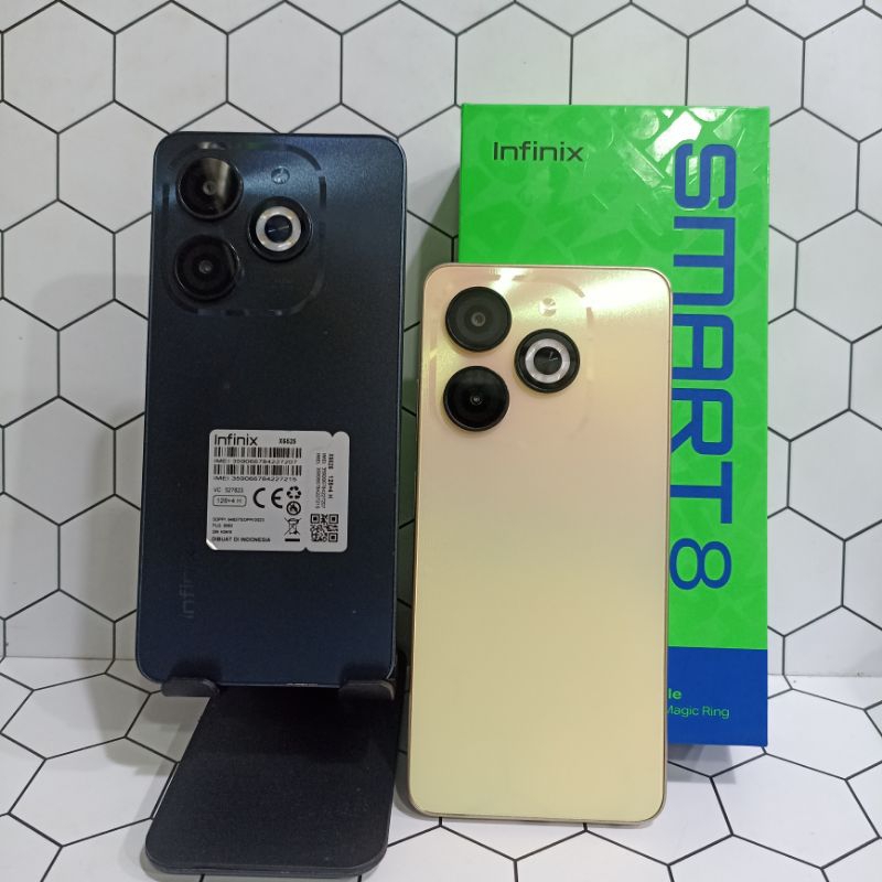 Infinix Smart 8 Ram 4/128GB Hp Second Bekas Fullset