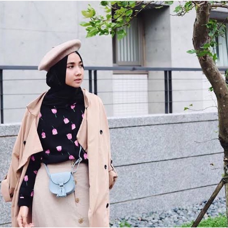 KHUSUS TOPI BARET SELEBGRAM VIRAL topi kupluk hijab fashion