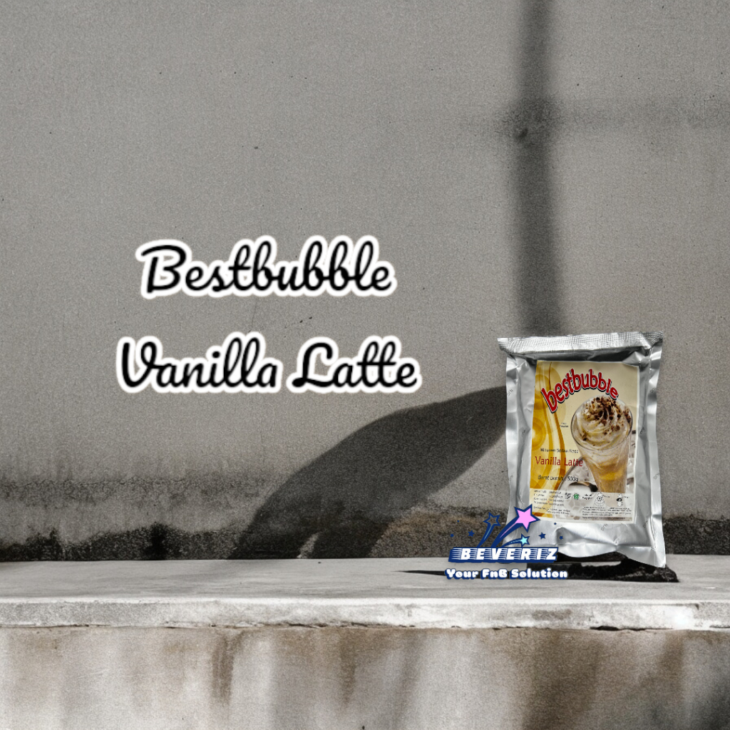 

Bestbubble Vanilla Latte Powder Drink | Bubuk Minuman Rasa Kekinian Aneka Rasa 500 Gram