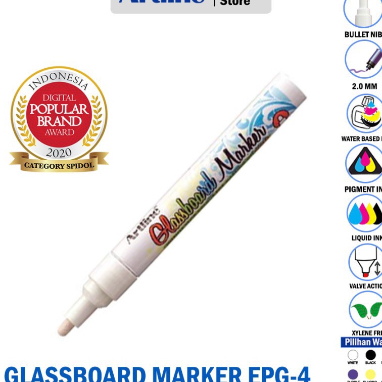 

Terbatas SPIDOL ARTLINE WINDOW AND GLASSBOARD MARKER EPG4