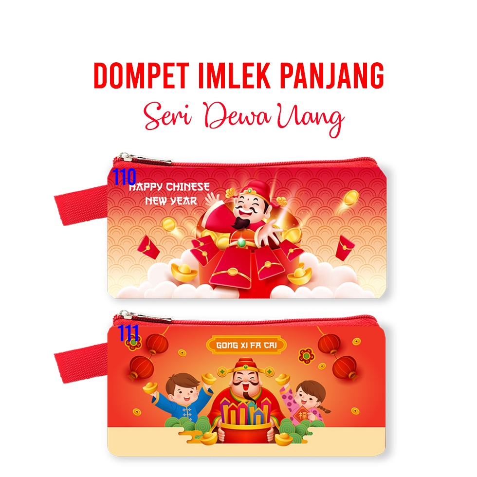 

PAKET INSTAN Angpao Imlek Panjang Seri Dewa Uang Amplop Tahun Baru Imlek Ang Pao SinCia Karakter Naga CNY 224