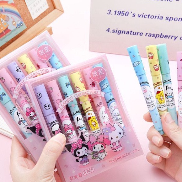 

Ekstra STABILO SANRIO SET ISI 6 PCS HIGHLIGHTER WARNA WARNI SANRIO LUCU TERMURAH DISTRICT BEAUTY