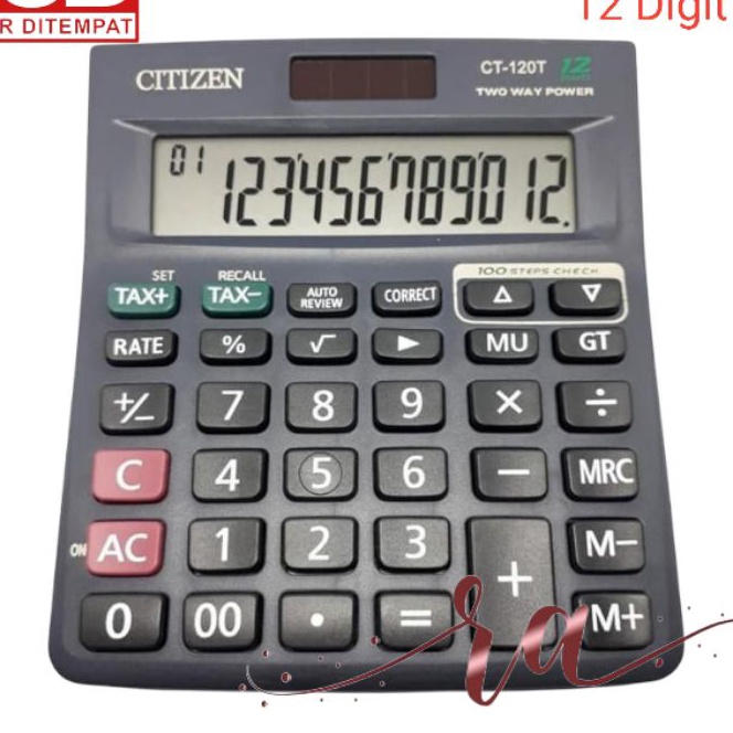 

Boom Kalkulator Citizen CT 12 T 12 Digit Termurah CT Citizen 12T CT 12T CT12T Dagang Ukuran Besar Citizen 12 Digit ct 12T