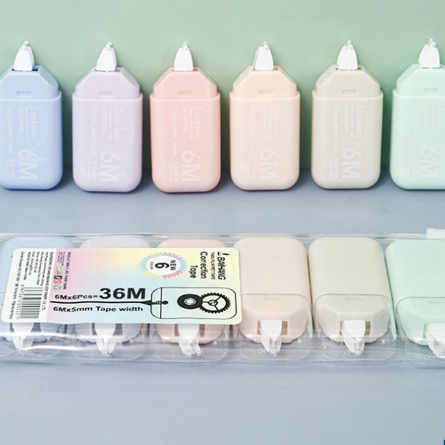 

Top Correction Tape 6PCSSet TipEx kertas Roll Model Lucu Total 36 Meter Tidak Mudah Putus Best Stationary