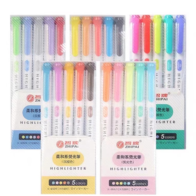 

Hematku Stabilo1set stabilo isi 5pcs dengan warna berbedaTHIMPLE
