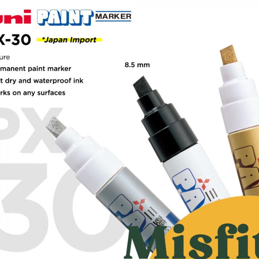 

KF7 UNI PAINT MARKER PX3 PX3 Spidol Ban Cat