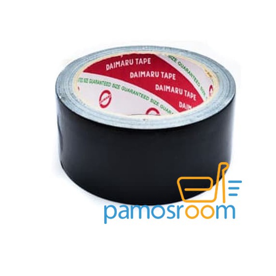 

KF7 Lakban Kain Cloth Tape 2 Inch 48mm x 12 meter Hitam Daimaru Lakban