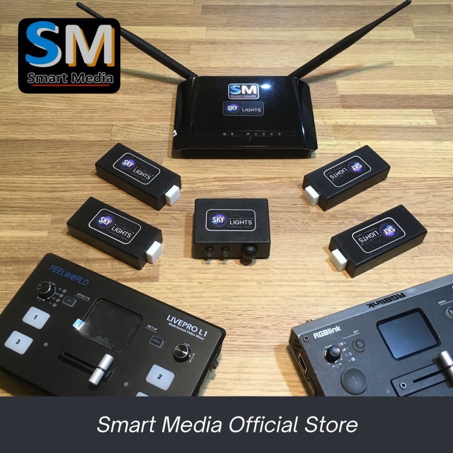 Tally Lights RGBLink Mini/Plus/Pro dan Feelworld Livepro L1/L2/L2 Plus