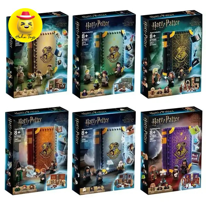 Harry Potter Book / Magical Classroom Book / buku dengan background kelas magic harry potter , Brick