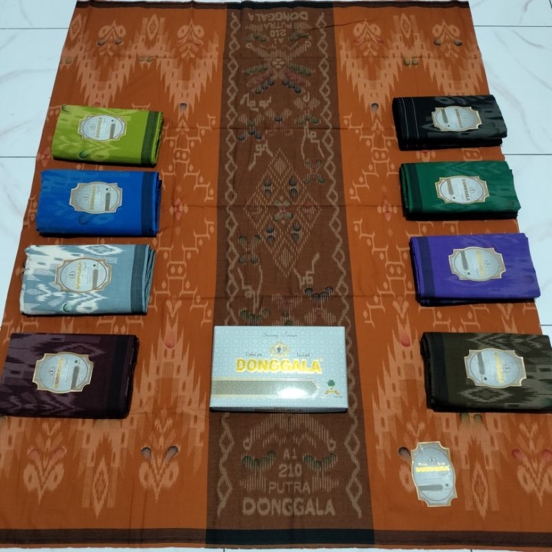 SARUNG DONGGALA ASLI HABIB ABDILLAH TENUN MOTIF OMAN TERLARIS